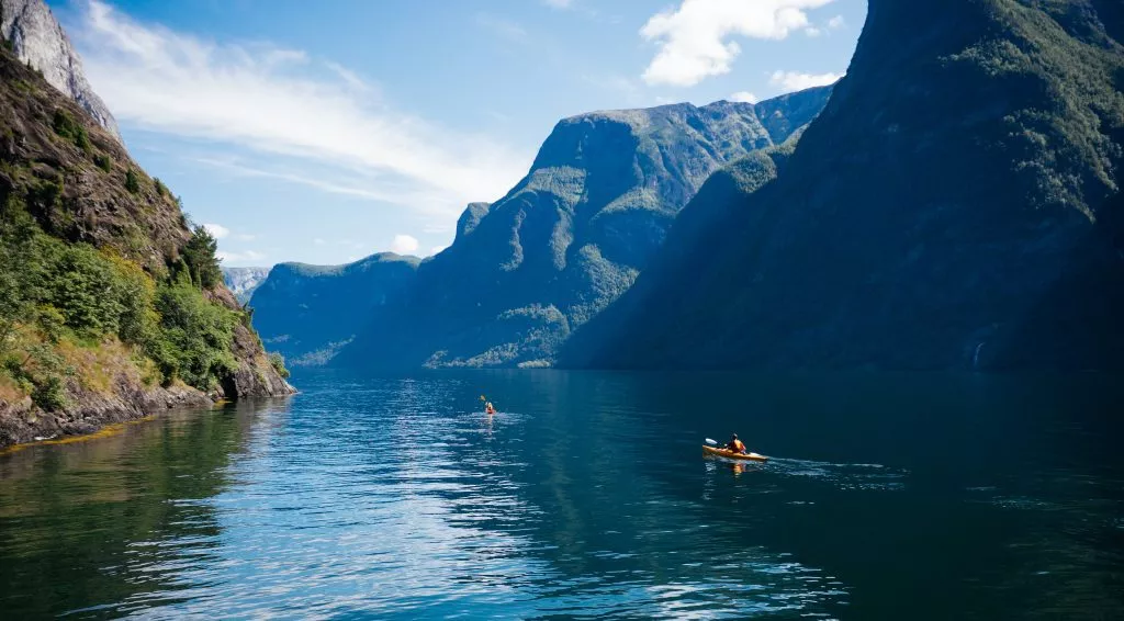 Kanoën noorwegen
